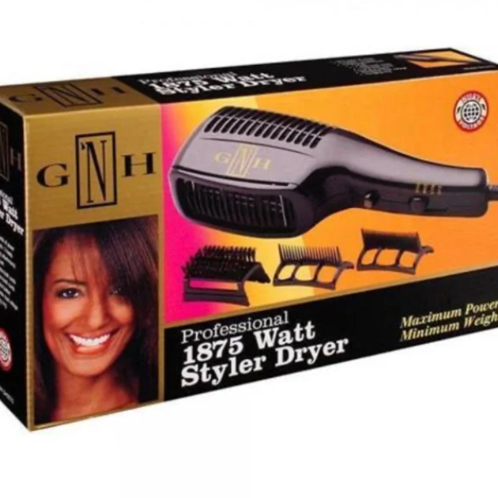 Gold N Hot Gh2275 Professional 1875 Watt Styler Dryer with Comb Attachments
